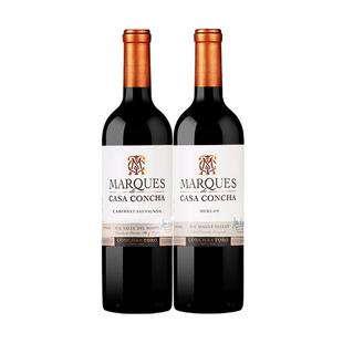 【自营】智利进口ConchayToro干露侯爵赤霞珠+梅洛红葡萄酒750ml
