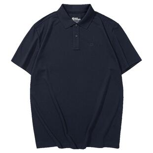 JackWolfskin狼爪26春夏新款DONDO氧气休闲Polo衫男士短袖5820015