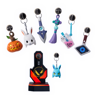 无畏契约瓦罗兰特枪械磁吸挂饰&挂饰发光底座套装（含2款专属挂饰