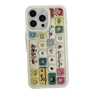 独壳 立体键盘卡通原田治适用苹果16手机壳情侣趣味创意iPhone15promax新款14ProMax防摔13pro女款12手机套软