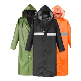 3531雨衣男长款全身防暴雨加厚成人牛津布反光雨衣女户外徒步雨披