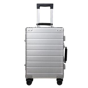 超航旅行箱2025新款全铝镁合金行李箱20寸拉杆学生铝框登机箱男女