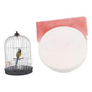 圆形鸟笼垫纸一次性接粪纸笼子鸟站架托盘垫子鸟具食垫布垫加厚
