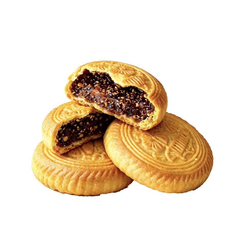 山西空心月饼红糖吕梁临县五仁老式甜月饼礼盒装中秋节送礼特产
