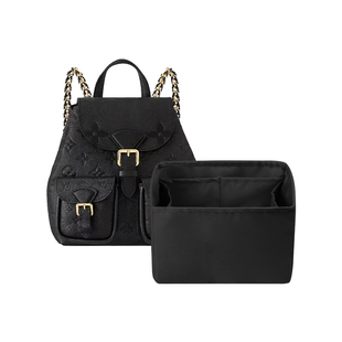 KINGS IN BAG皇冠适用于LV Backup双肩包收纳整理内袋绸缎内胆包