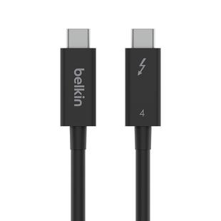 Belkin贝尔金英特尔认证雷电4数据线Type-C兼容雷电3USB3.0充电线适用苹果16Pro/iPhone17ProMax高速传输充电