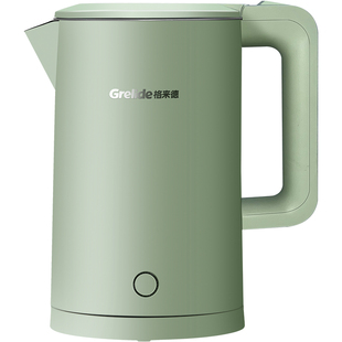 格来德D1709电热烧水壶保温一体1.8L双层防烫家用自动断电不锈钢