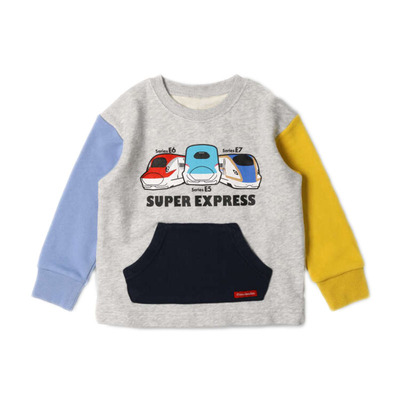 秋冬男纯棉日系新干线火车卫衣