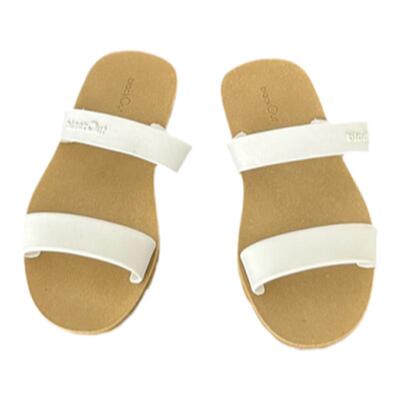 原装进口平跟薄底简约百搭拖鞋