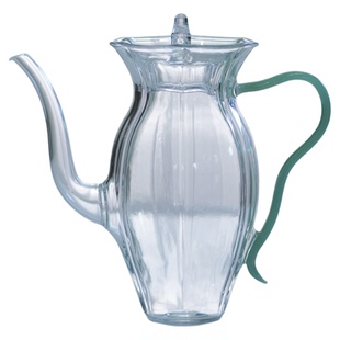 冷泡热泡茶仿宋水仙壶泡茶壶高硼硅耐高温透明花茶壶围炉煮茶茶具