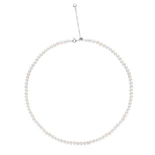 老凤祥珍珠项链女s925银小米珠轻奢小众珍珠颈链2025年生日礼物