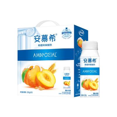安慕希伊利黄桃燕麦酸奶
