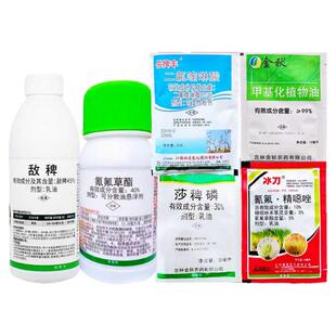 敌稗氰氟草酯精噁唑莎稗磷二氯喹啉酸助剂抗性稗草千金水稻除草剂