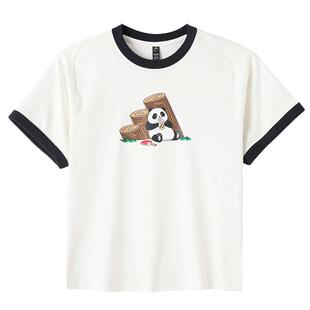 adidas阿迪达斯短袖女装2026夏季新款PANDA 运动休闲T恤KB7214