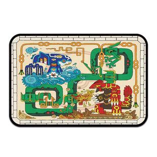 2026年新款新年地垫 宝可梦神兽烈空坐固拉多盖欧卡 入户门内地垫