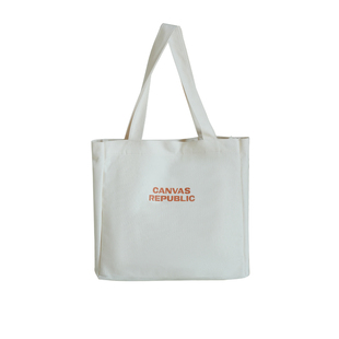 CANVAS REPUBLIC可放球拍帆布包可单肩可手提 大容量休闲托特包