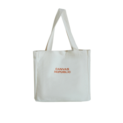 CANVAS REPUBLIC可放球拍帆布包可单肩可手提 大容量休闲托特包