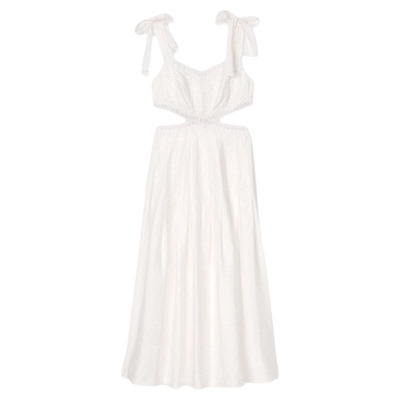 SANDRO女装法式露腰吊带连衣裙