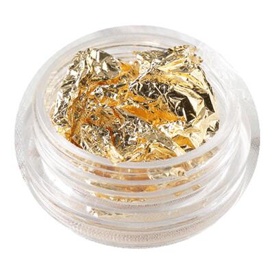 薄轻甲油胶碎金箔金银丝贝壳亮片