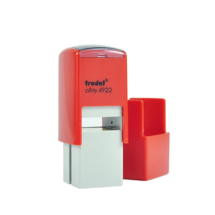 trodat雕刻正方形个人章名字章签字章回墨印章刻字按压回墨翻转章