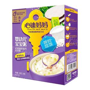 心迪妈妈宝宝粥小米粥糊辅食粥6-36个月婴儿牛肉蔬菜即食早餐粥