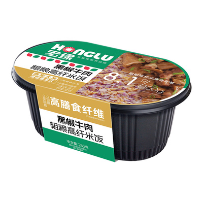 宏绿高纤粗粮自热米饭免煮速食
