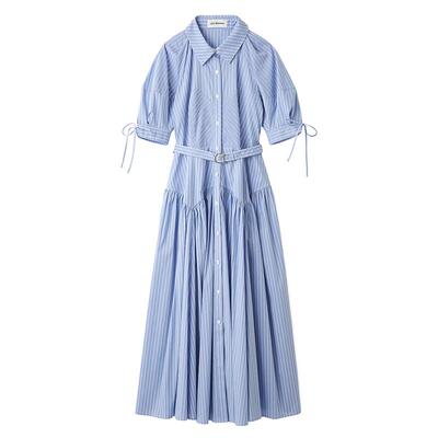 LILYBROWN翻领衬衫收腰连衣裙