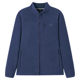 拓路者户外保暖抓绒衣男款2025秋冬半高领拉链开衫内搭加绒外套