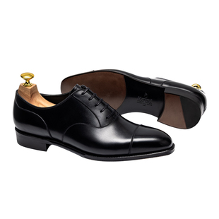 MATTINA Elgar方头固特异手工真皮正装皮鞋三接头牛津鞋婚鞋V底