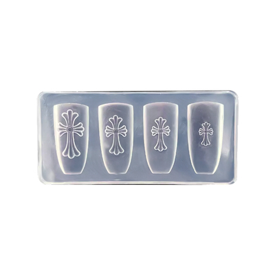 DIY爆款多尺寸克罗心美甲模具