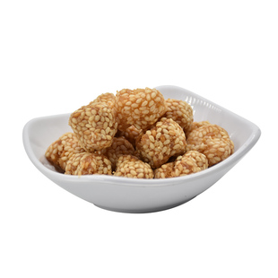 果魅园特产芝麻球开口笑麻球油炸酥脆芝麻果子山东糕点零食