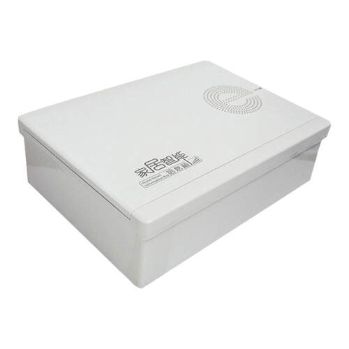 全塑料弱电箱家用明装多媒体信息箱网络箱布线箱光纤入户箱挂墙式