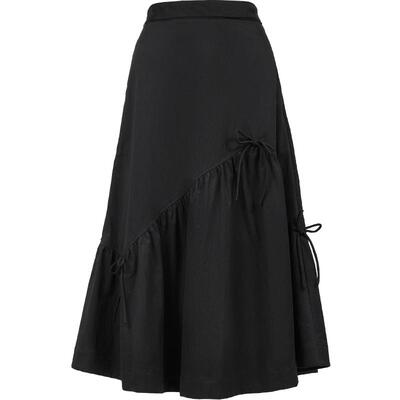 ONLY蝴蝶结伞裙中长裙半身裙