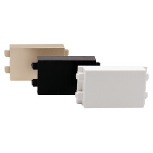 128型填空件空白模块地插座配件墙壁开关面板填洞封盖挡板占一位