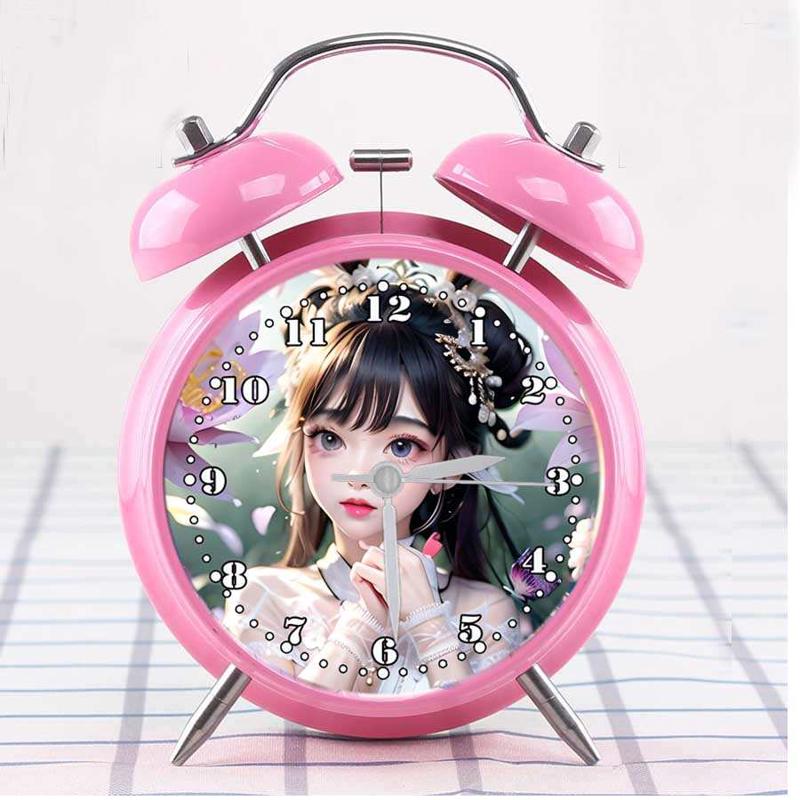 超大声音闹钟儿童女孩充电强力叫醒机械闹铃小学生用专用起床神器