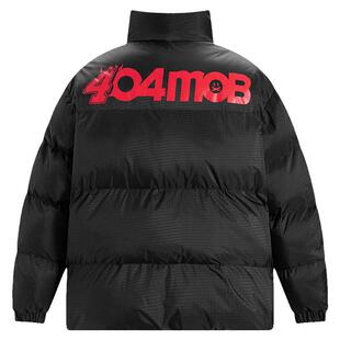 404MOB肌理格三防冬季加厚棉服立领棉袄男潮流保暖情侣面包服棉衣
