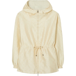 【季末礼遇】TORY BURCH 汤丽柏琦 T MONOGRAM拉链束腰外套149029