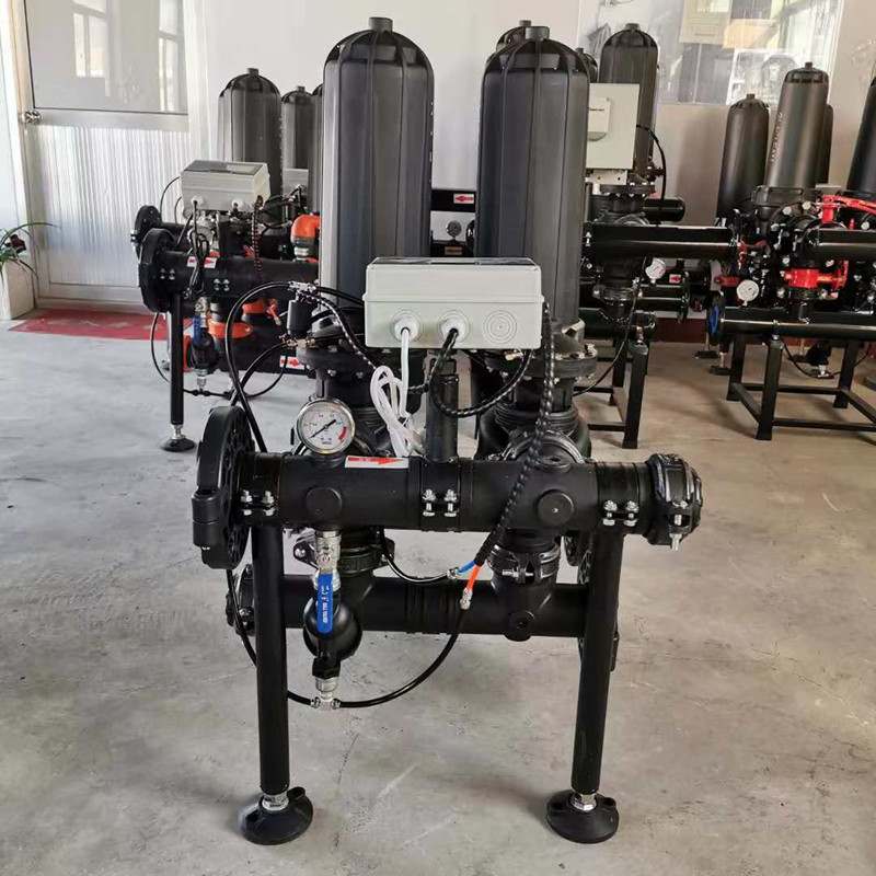 24反冲洗滴灌叠片过滤器农用过滤园林节水叠片大棚过滤器灌溉冲洗