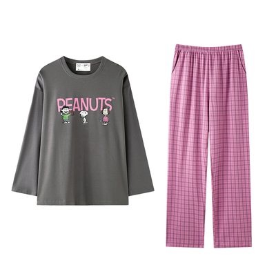 贝妍女士史努比柔软棉可外穿睡衣