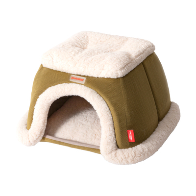 【petstar_暖炉猫窝】冬季保暖电加热猫屋取暖封闭式安全感小狗窝