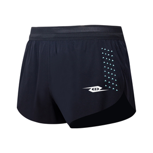 弹射者运动短裤男女同款带内衬跑步田径训练马拉松专用竞速三分裤