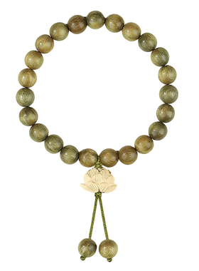 【张真源同款绿檀】绿檀木莲花