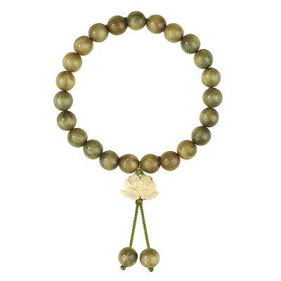 【张真源同款绿檀】绿檀木莲花