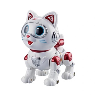 儿童智能机器狗会唱歌跳舞录音电动机器猫电子宠物玩偶机器人玩具