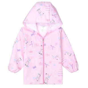 儿童罩衣防水防脏羽绒服护外穿防风画画围裙女宝宝中大男小孩冬季