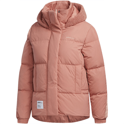 阿迪达斯女子连帽运动羽绒服