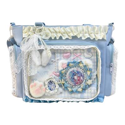 二次元吧唧痛包可爱单肩斜挎包