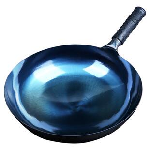 正品章丘手工铁锅炒菜锅官方旗舰传统老式锅家用无涂层圆底不粘锅