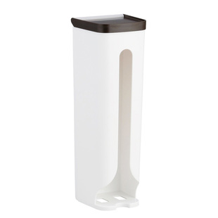 日本塑料袋收纳盒家用冰箱侧壁挂抽取整理厨房装垃圾袋收纳盒神器