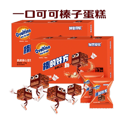 阿华田可可榛子蛋糕120g×2盒